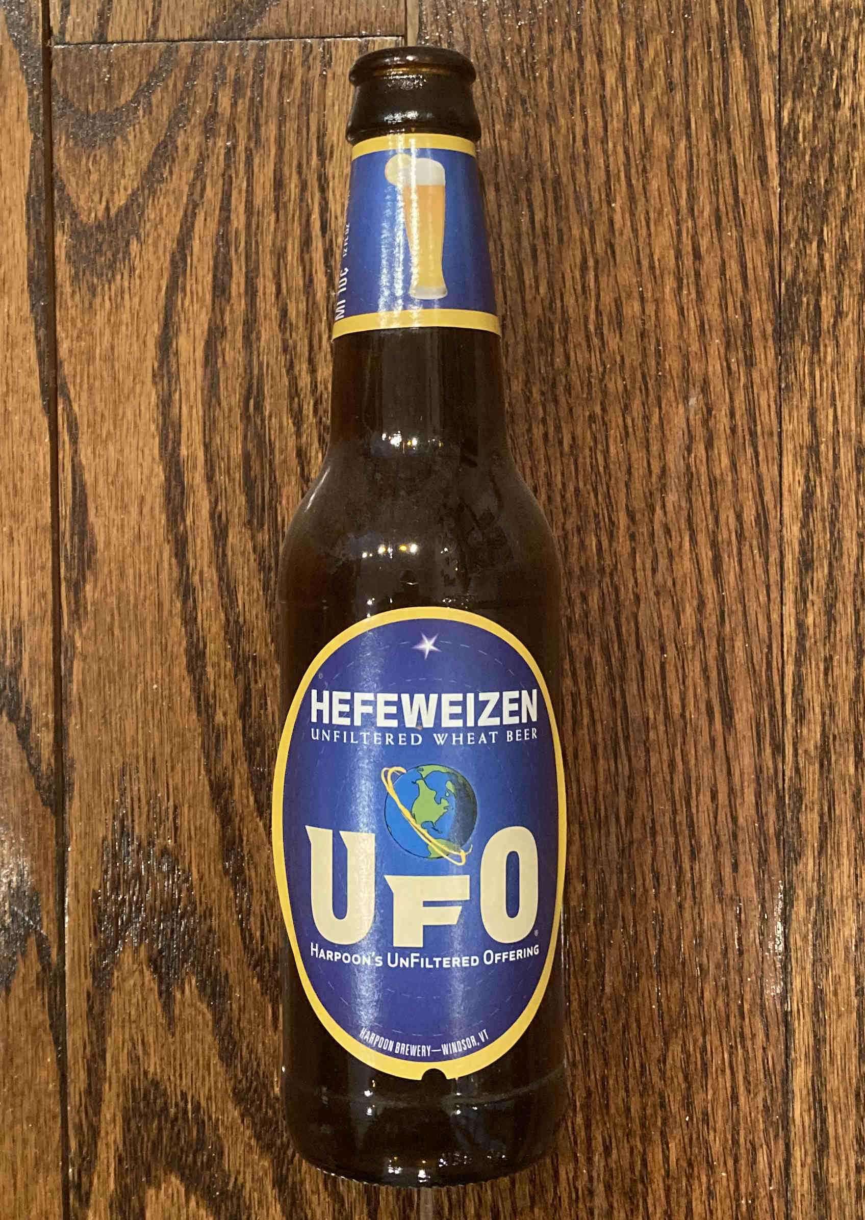 Bottle of UFO beer